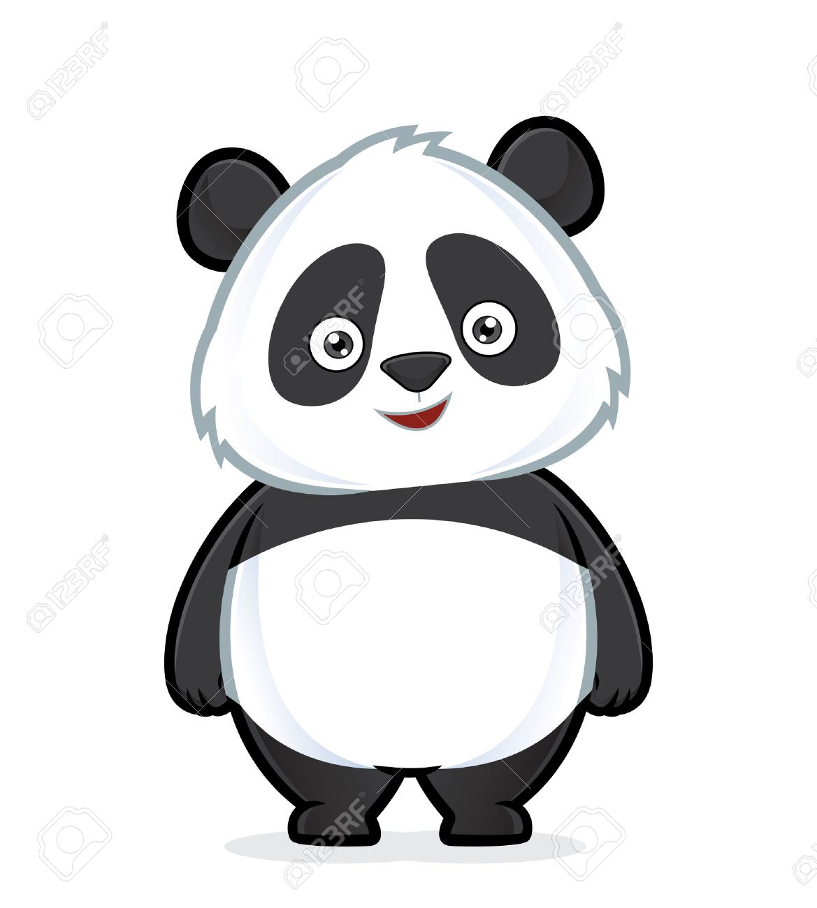 panda standing royalty free cliparts vectors and stock