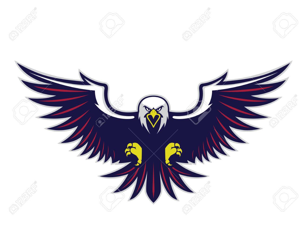 flying eagle mascot