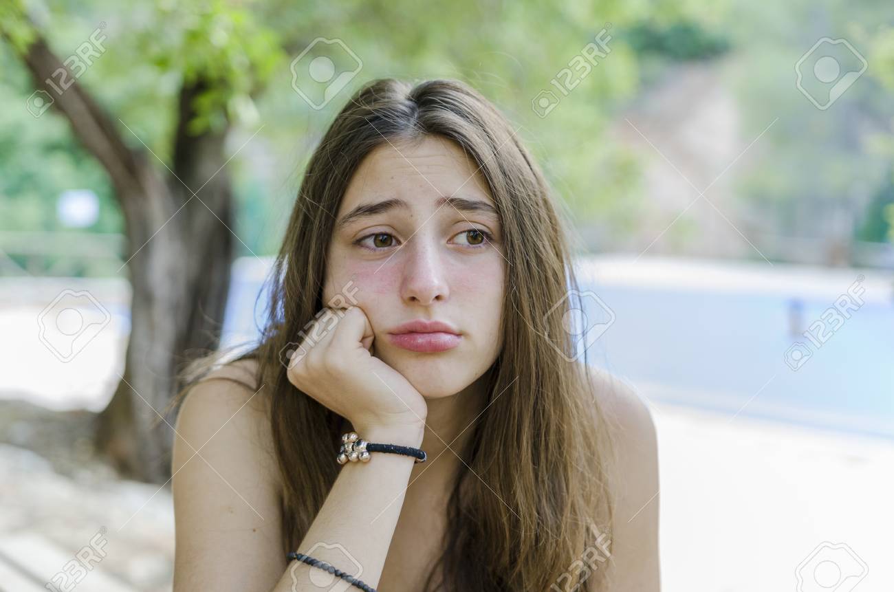 Wonderful beauty teenager Beautiful Teenager Worried On Her Holidays After Bathing In Stock Photo Picture And Royalty Free Image 82813532