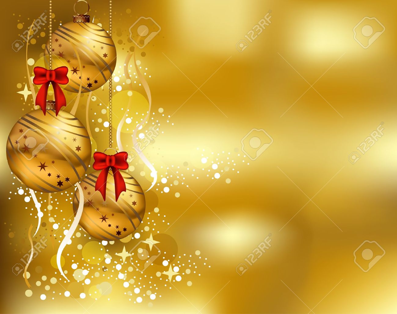 Beauty Christmas Card Background With Gold Color Royalty Free SVG,  Cliparts, Vectors, And Stock Illustration. Image 15947435.