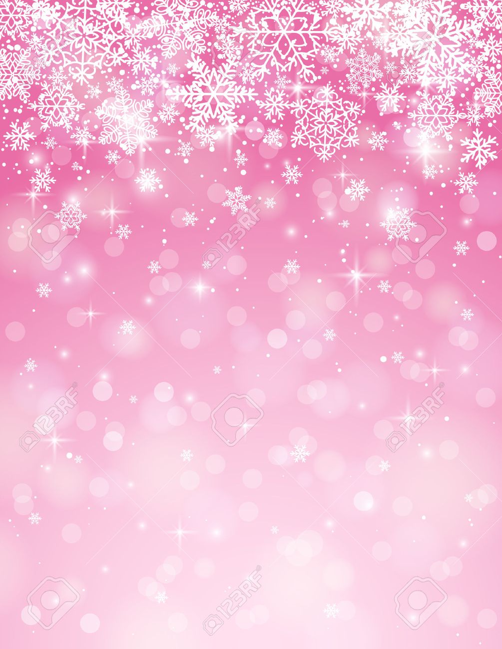 ピンクの雪の背景 ベクトル イラストのイラスト素材 ベクタ Image