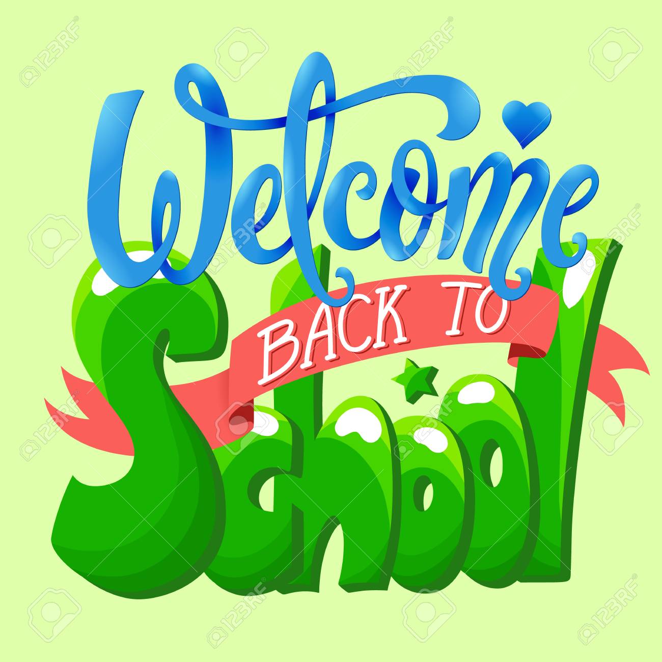 welcome back to school banner vector illustration welcome back to school banner
