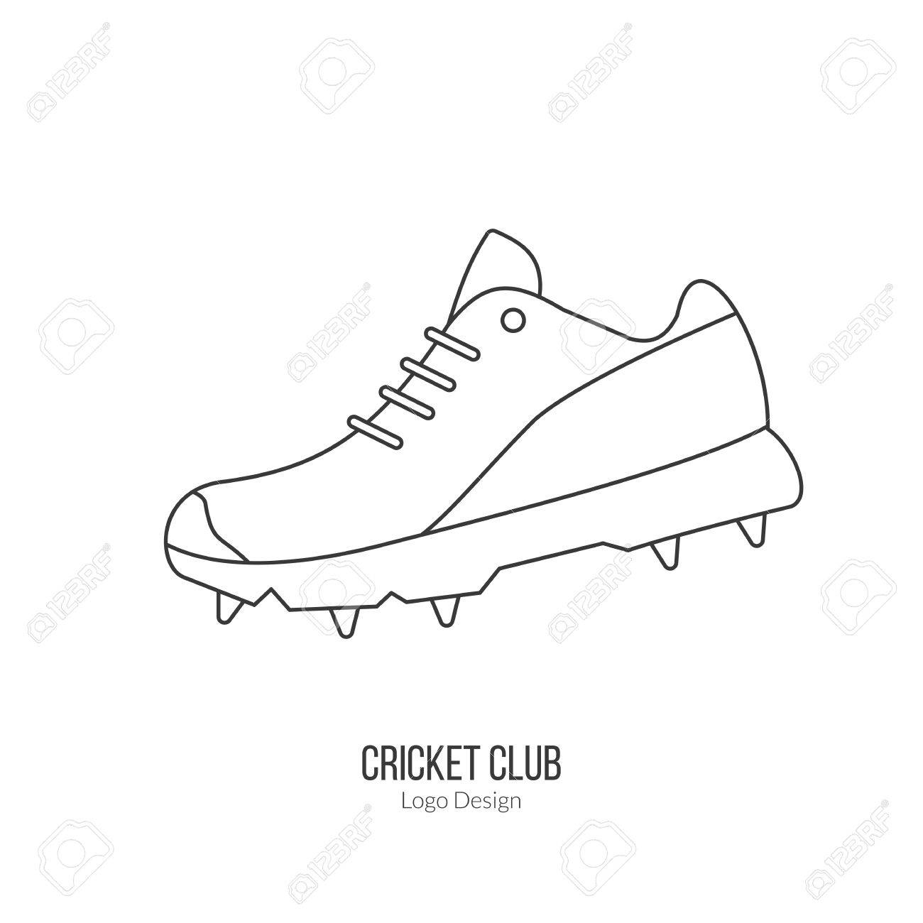 vector cricket shoes