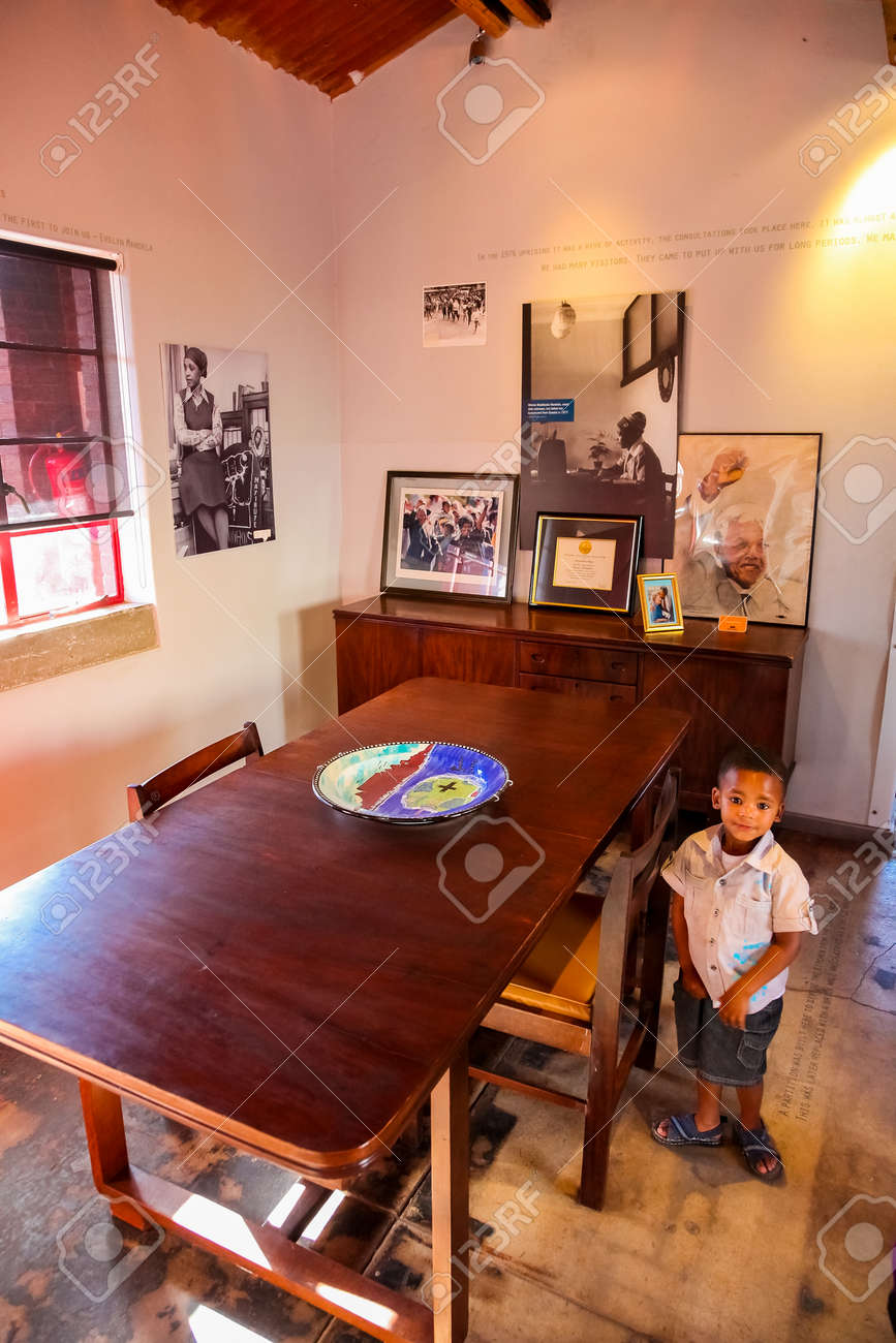 Johannesburg, South Africa, September 11, 2011, Inside Nelson Mandela Home In  Soweto South Africa Stock Photo, Picture and Royalty Free Image. Image  149031644., image size:867x1300
