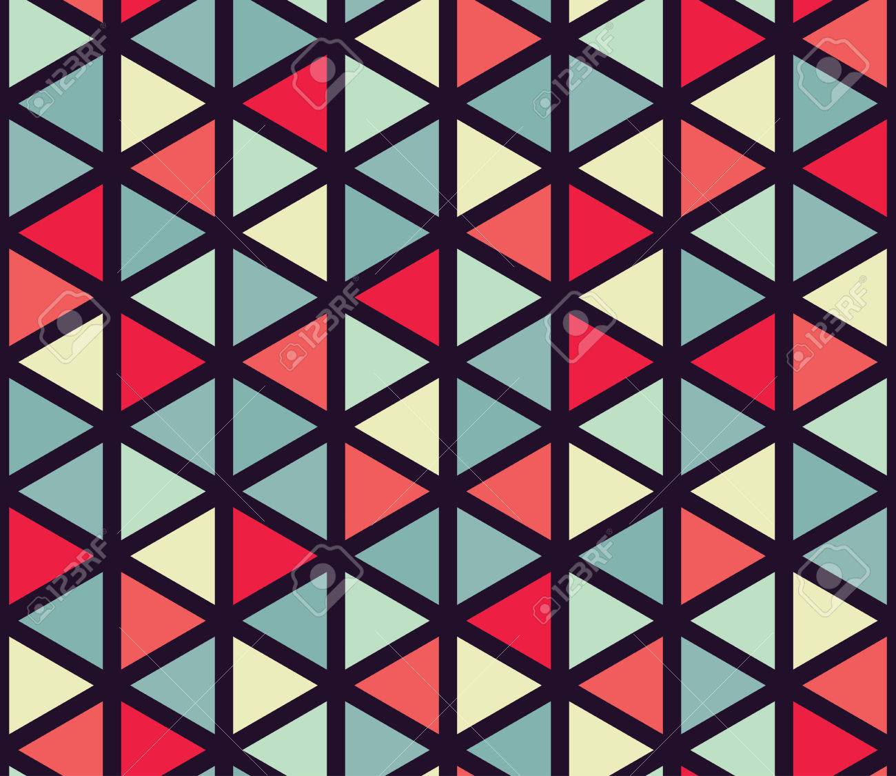 Vector modern seamless colorful geometry triangle pattern, color abstract geometric background, pillow multicolored print, retro texture, hipster fashion design - 53936962 Vector modern seamless colorful geometry triangle pattern, color abstract geometric background, pillow multicolored print, retro texture, hipster fashion design - 53936962