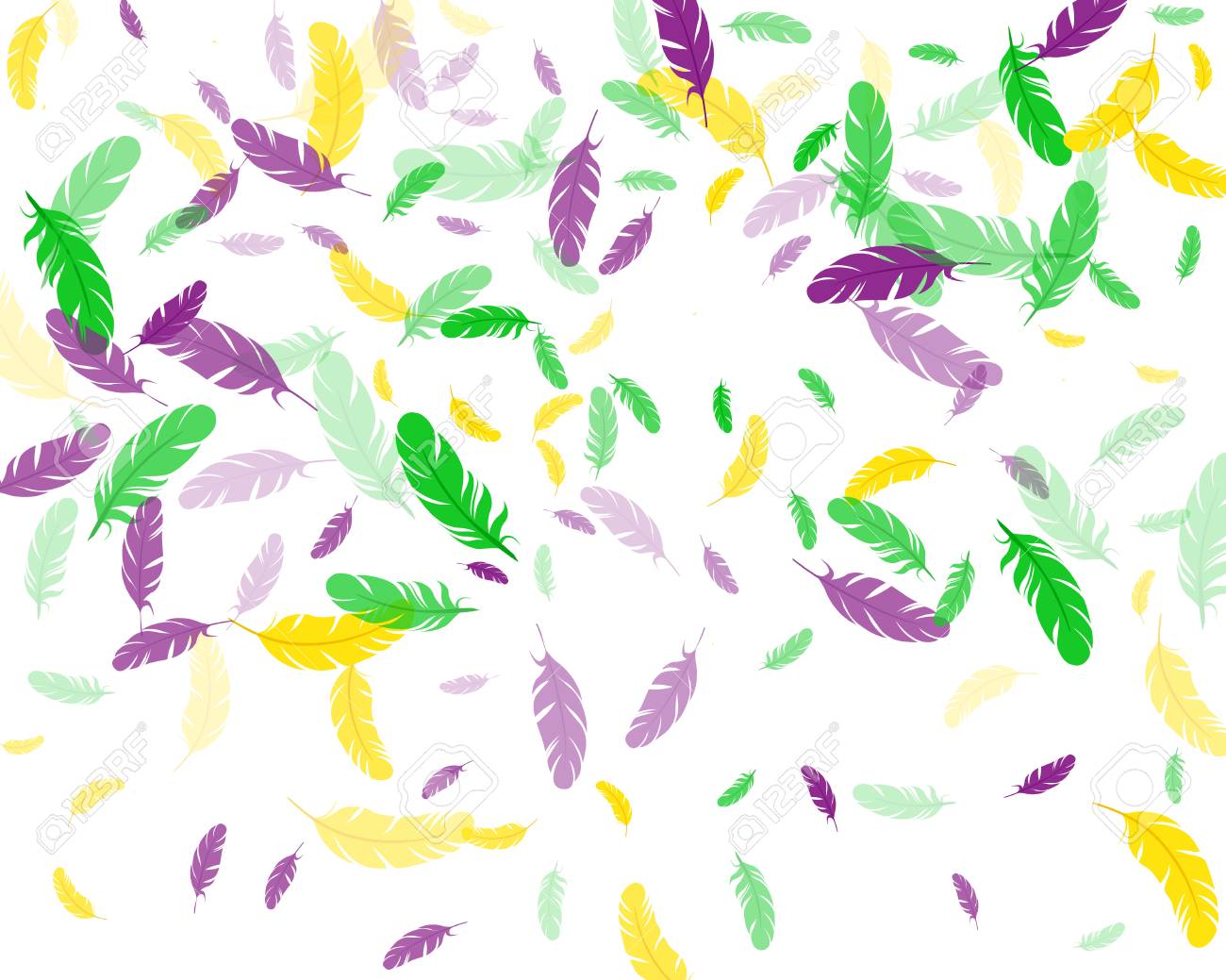 mardi gras carnival flying feather vector background holiday mardi gras invitations