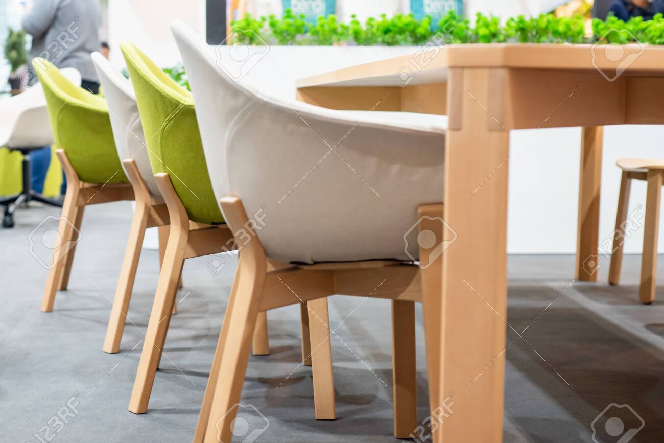 modern design chair in library