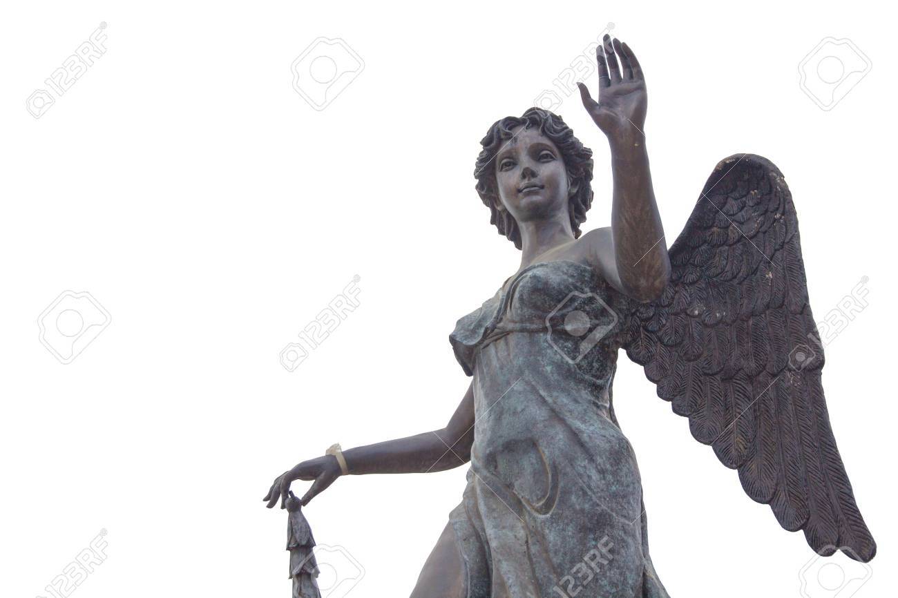 片翼の天使像の写真素材・画像素材 Image 29656826