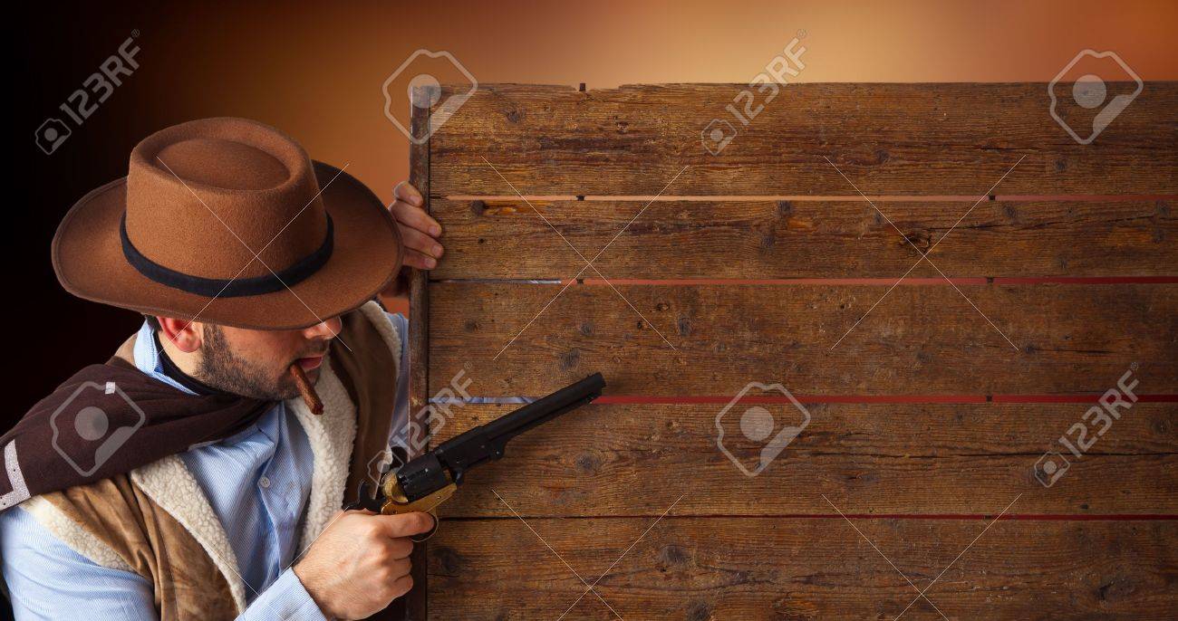 昔の西部のガンマン の写真素材 画像素材 Image