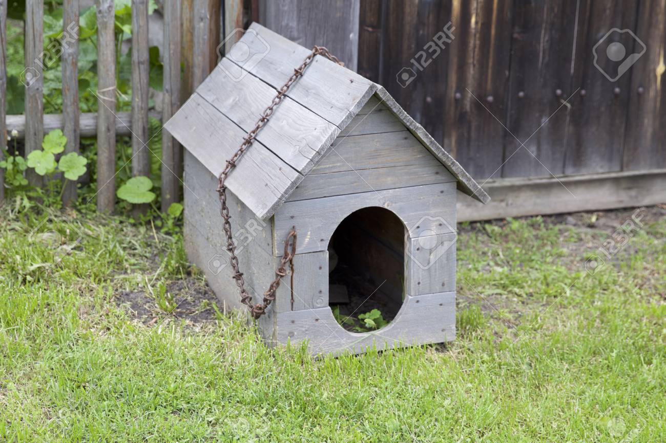 Сломанная собачья конура