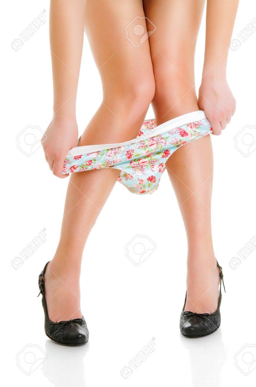 パンティ脱ぎ お尻 