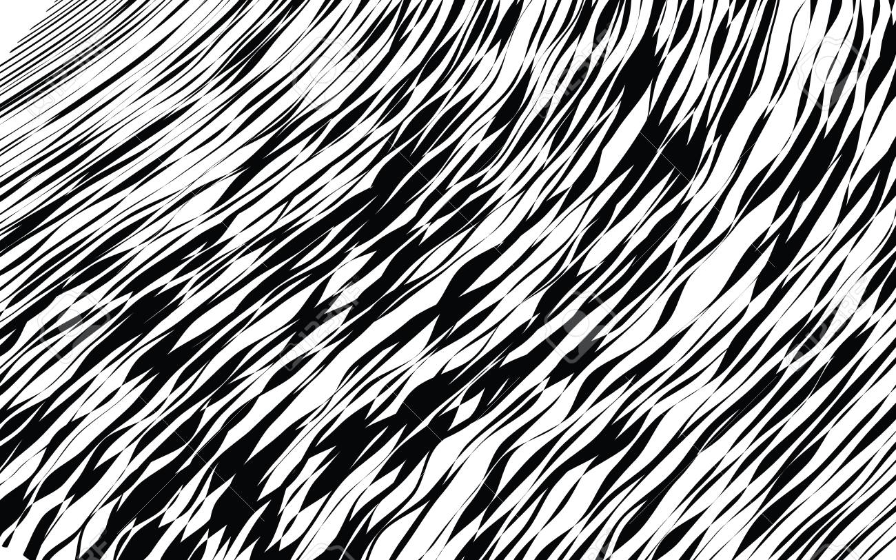 Line The Art Element : Abstract wave element for design stylized line art background