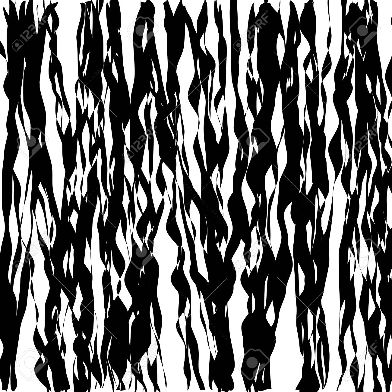 random chaotic lines abstract