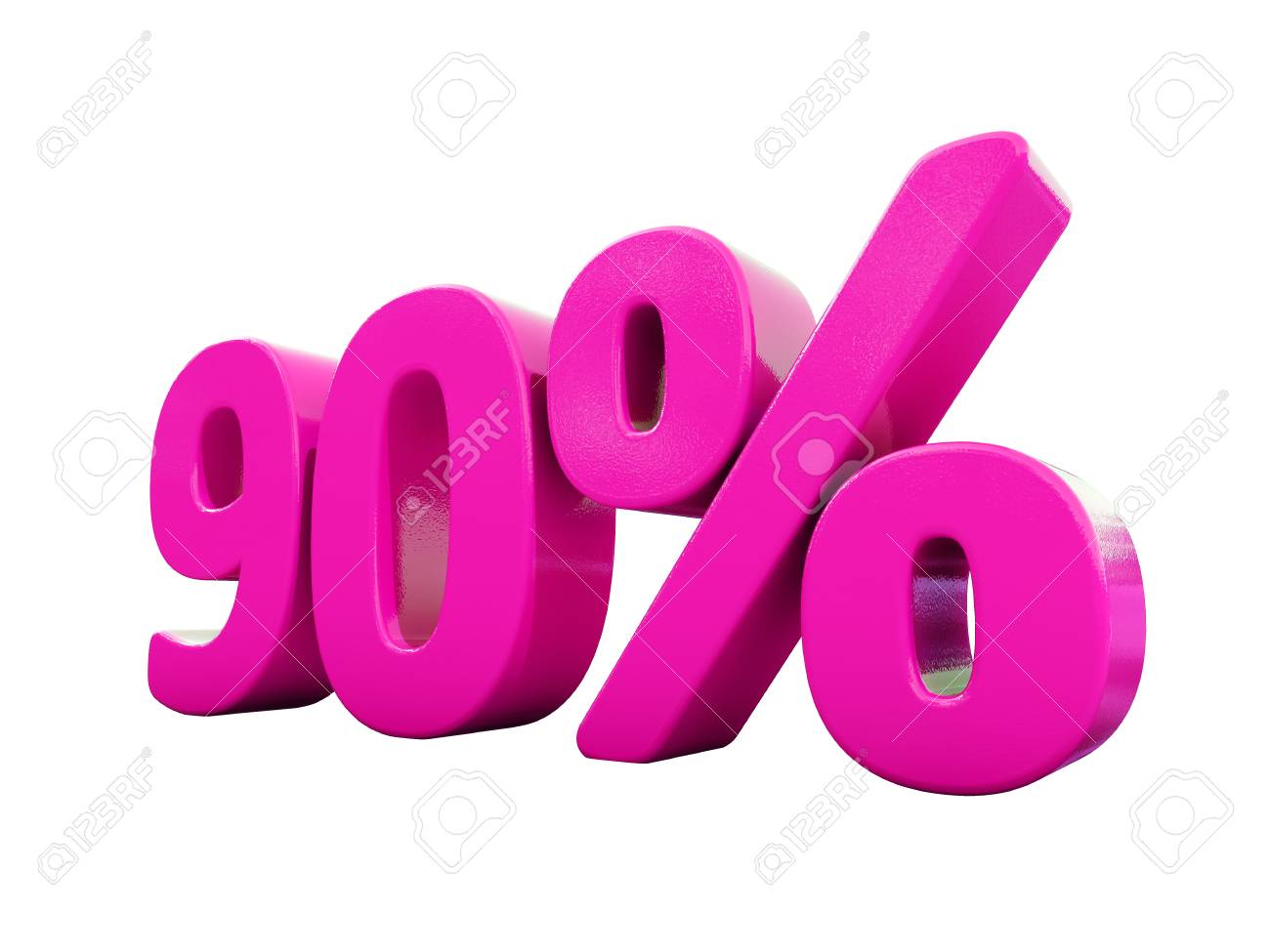 3d Illustration Pink 90 Percent Discount Sign Sale Up To 90 90 Sale Pink Percentages Special Offer Save On 90 Icon 90 Off Pink 90 Percentage Sign Percentage 3d Black Friday