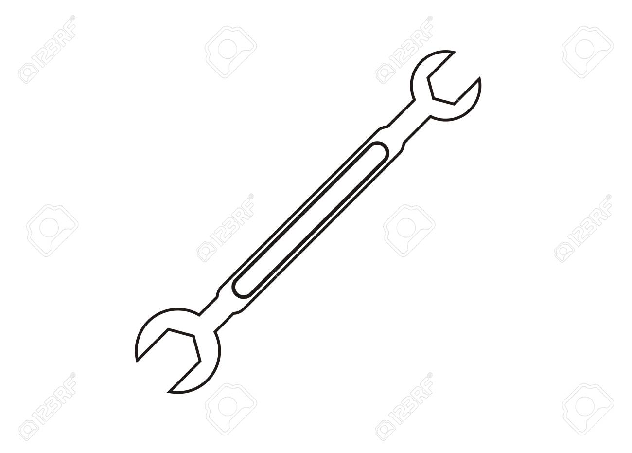 Llave Simple Ilustración Svg, Vectoriales, Clip Art Vectorizado Libre De Derechos. Image 53892624.