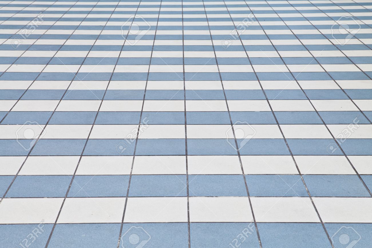 white and blue tile floor stock photo picture and royalty free
