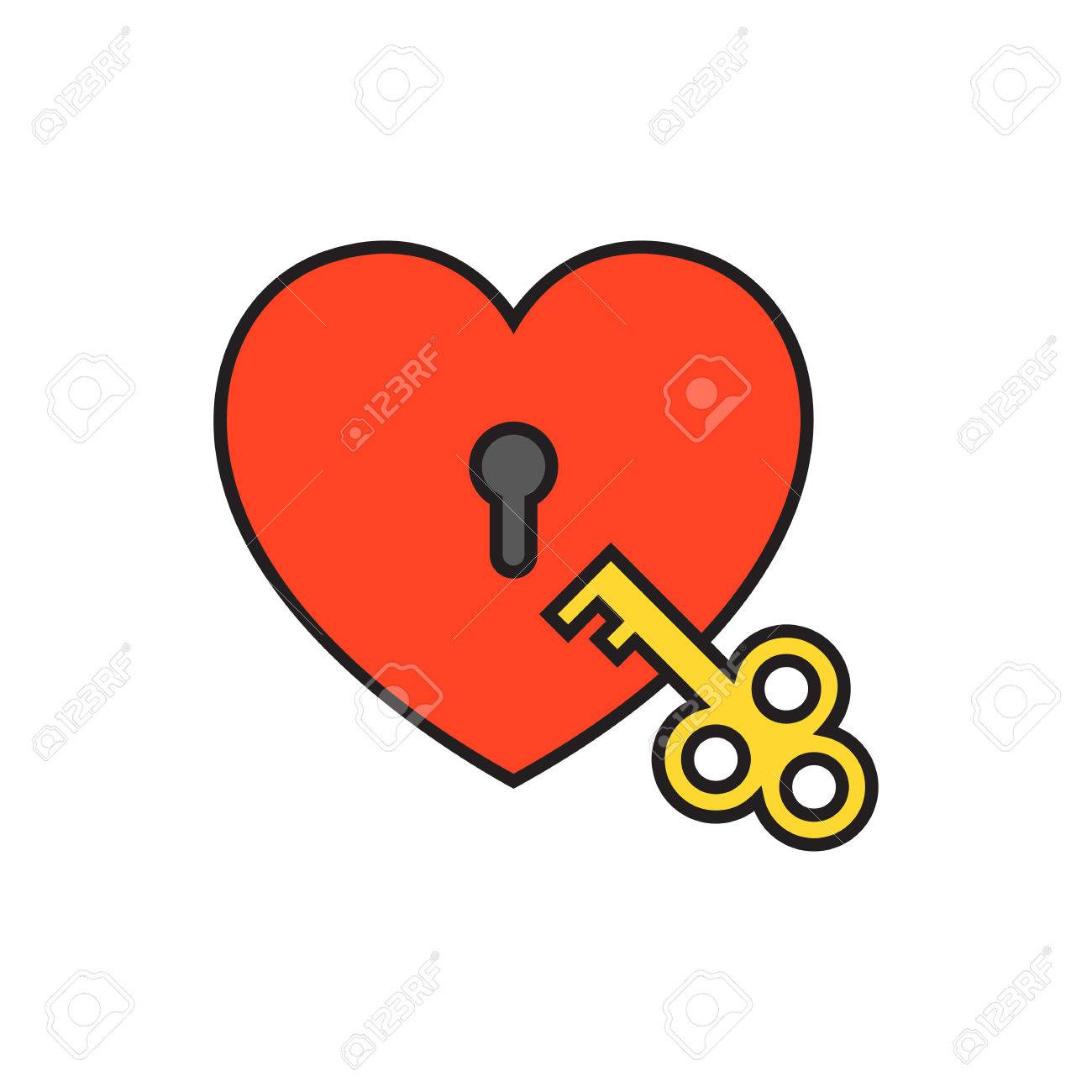 Heart Shaped Vorhangeschloss Mit Schlussel Herz Schloss Mit Schlussel Liebe Offnung Liebe Konzept Kann Fur Themen Wie Liebe Valetines Tag Geheim Verwendet Werden Lizenzfrei Nutzbare Vektorgrafiken Clip Arts Illustrationen Image 59718094