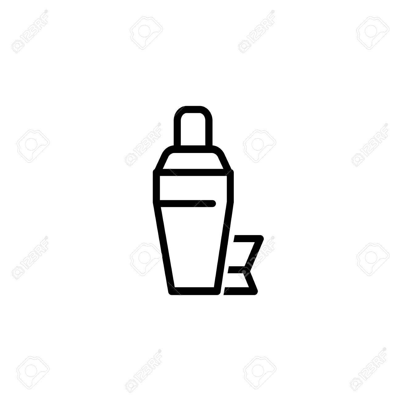 Cocktail Shaker Icon. Royalty Free SVG, Cliparts, Vectors, and Stock  Illustration. Image 98589930., image size:1300x1300