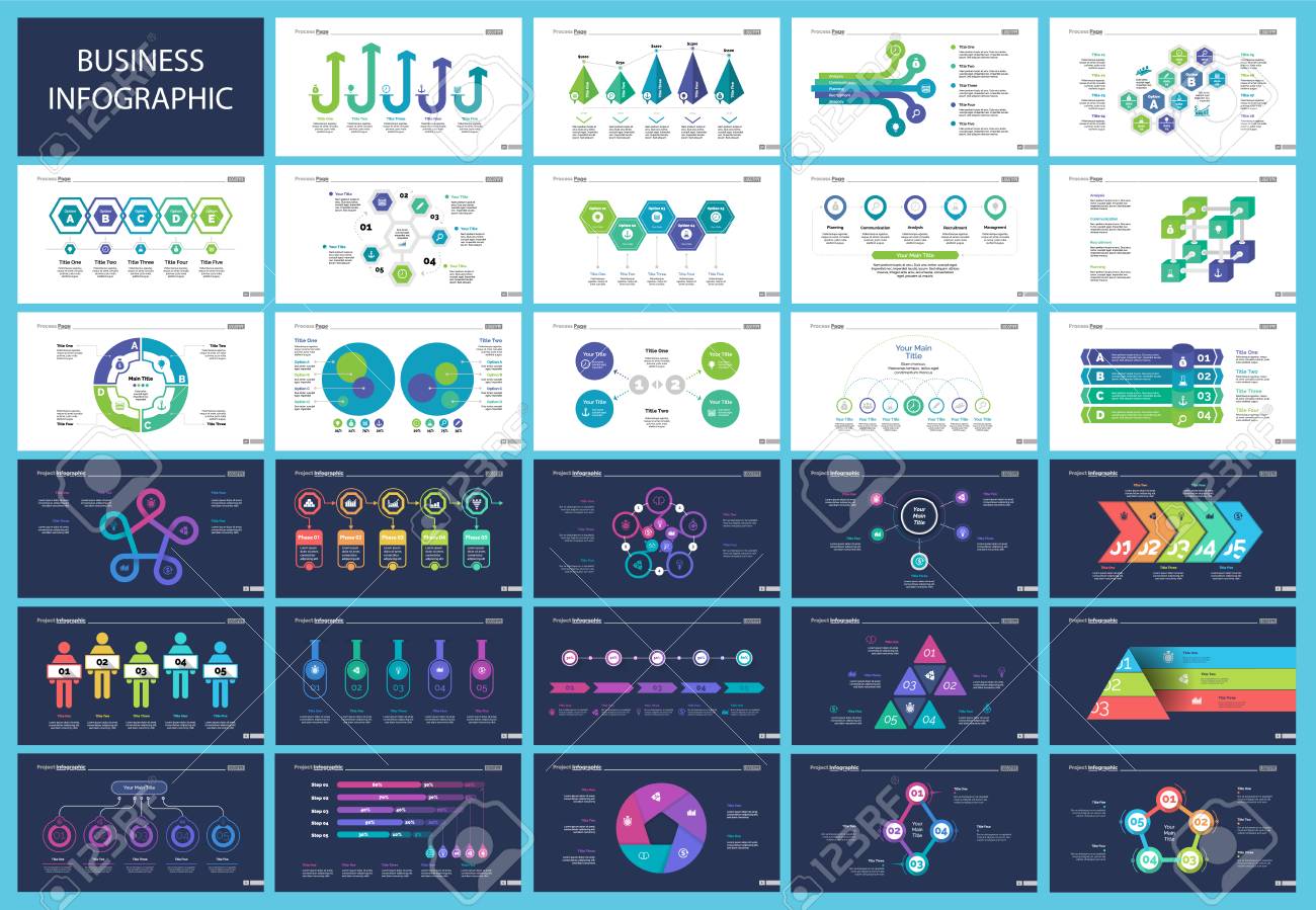 creative business infographic design for project management concept