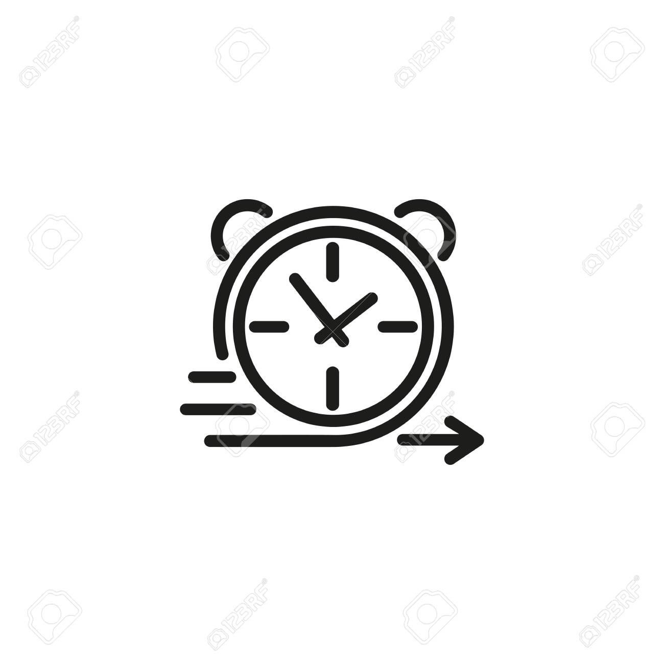 Time Agility Line Icon. Fast Watch, Alarm Clock, Arrow, Motion. Agility  Concept. Can Be Used For Topics Like Business, Time Management, Deadline  Royalty Free SVG, Cliparts, Vectors, And Stock Illustration. Image  116347024.