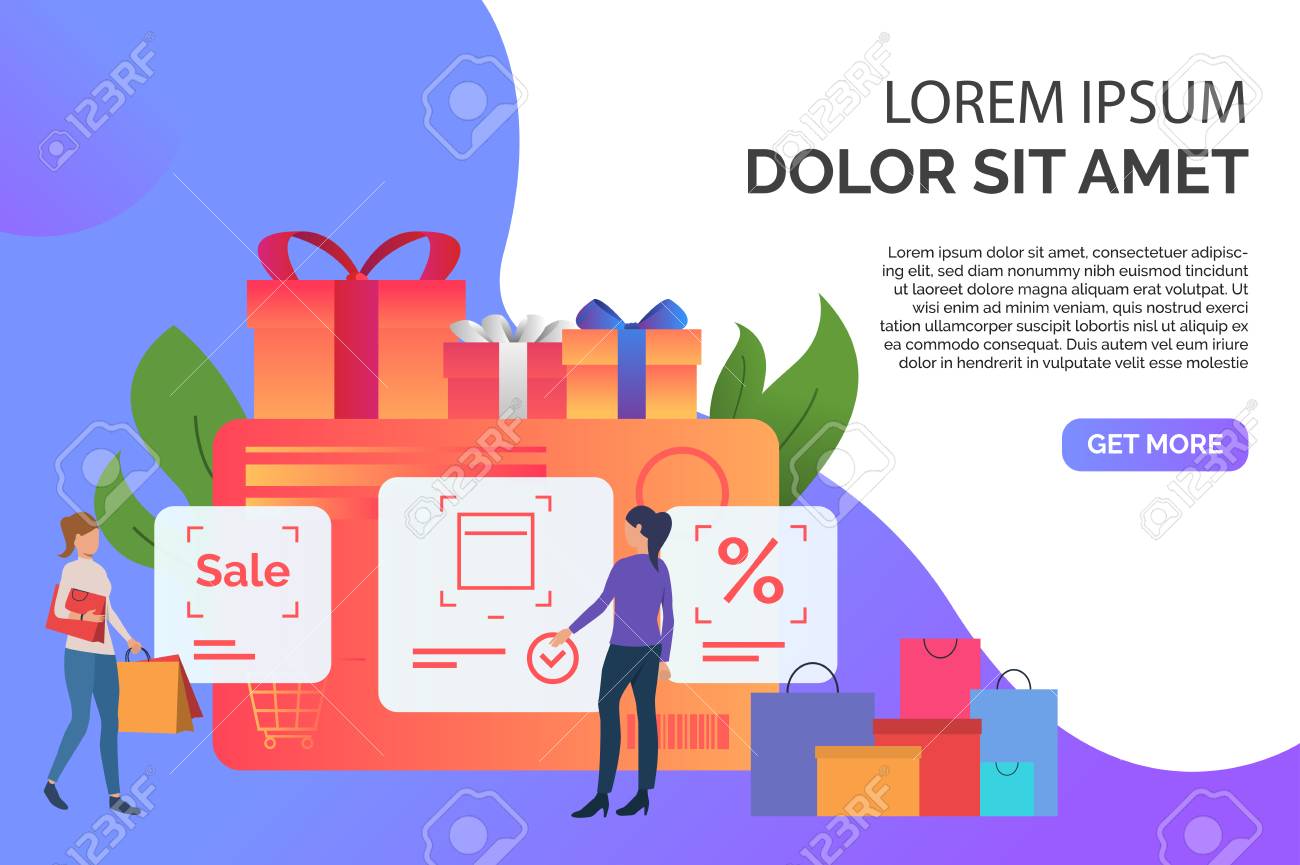 Credit Card, Purchases And Women Presentation Vector Illustration With Credit Card Templates For Sale Credit Card, Purchases And Women Presentation Vector Illustration With Credit Card Templates For Sale
