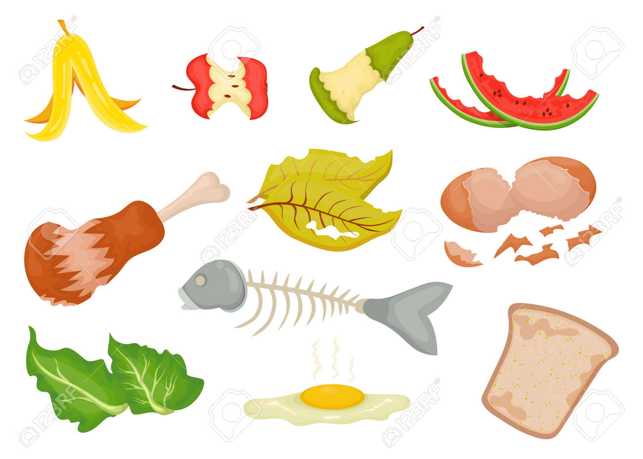 Bin Clipart Cartoon Garbage Bin Filled With Food Vector, Food Clipart,  Cartoon Clipart, Garbage Clipart PNG and Vector with Transparent Background  for Free Download, image size:1300x929