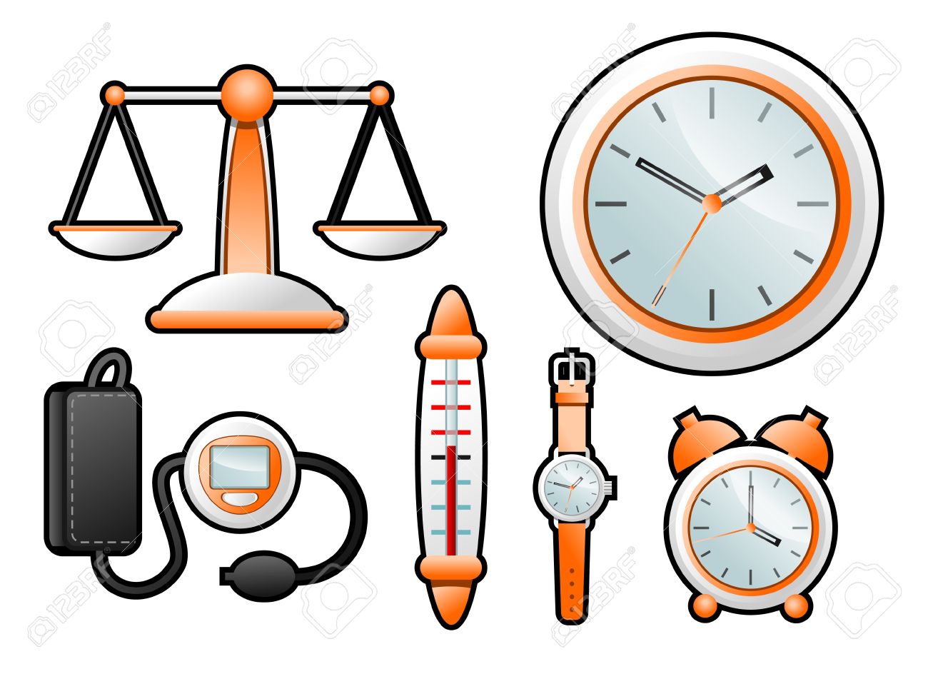 Instrumentos De Medicion Ilustraciones Vectoriales Clip Art