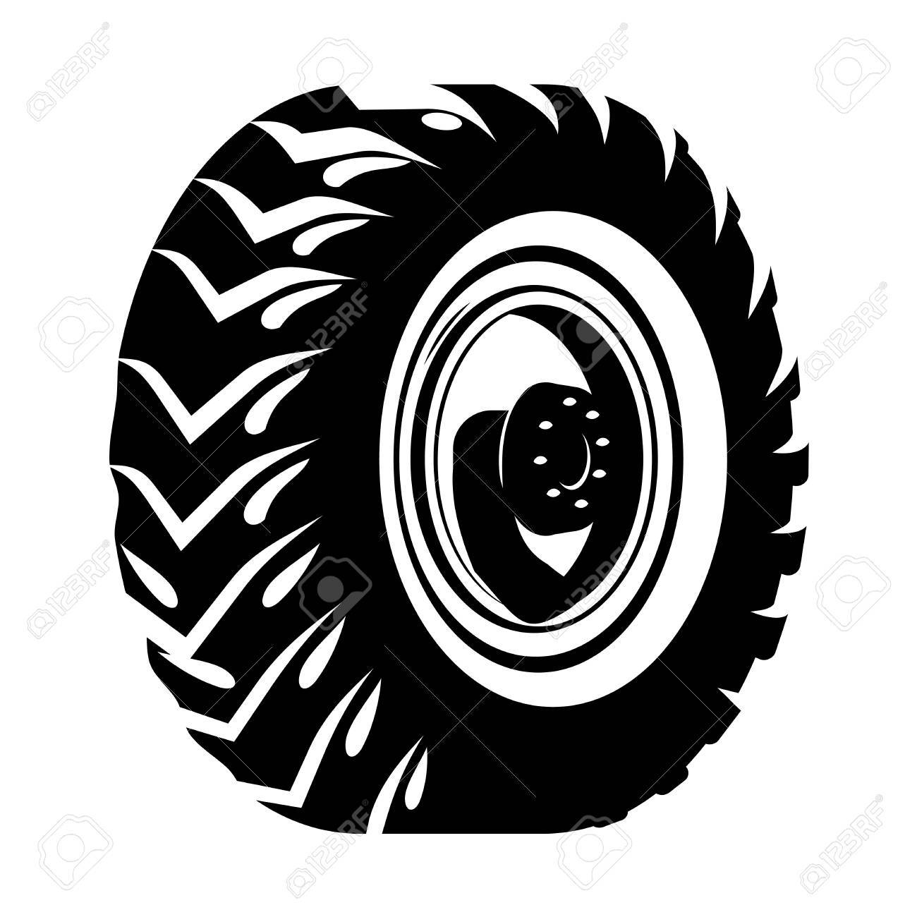 ホイールの黒と白のイラストのイラスト素材 ベクタ Image ホイールの黒と白のイラストのイラスト素材 ベクタ Image