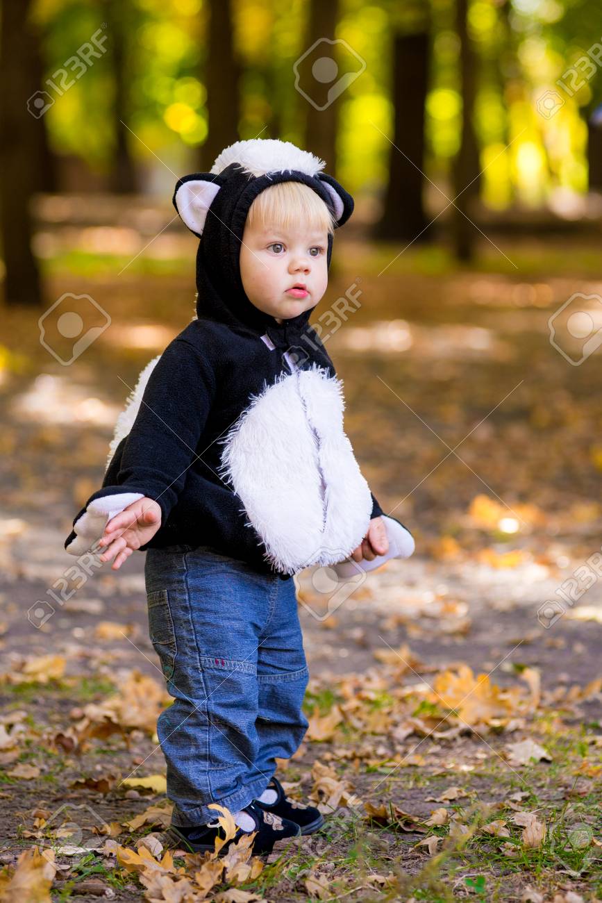 baby boy skunk costume