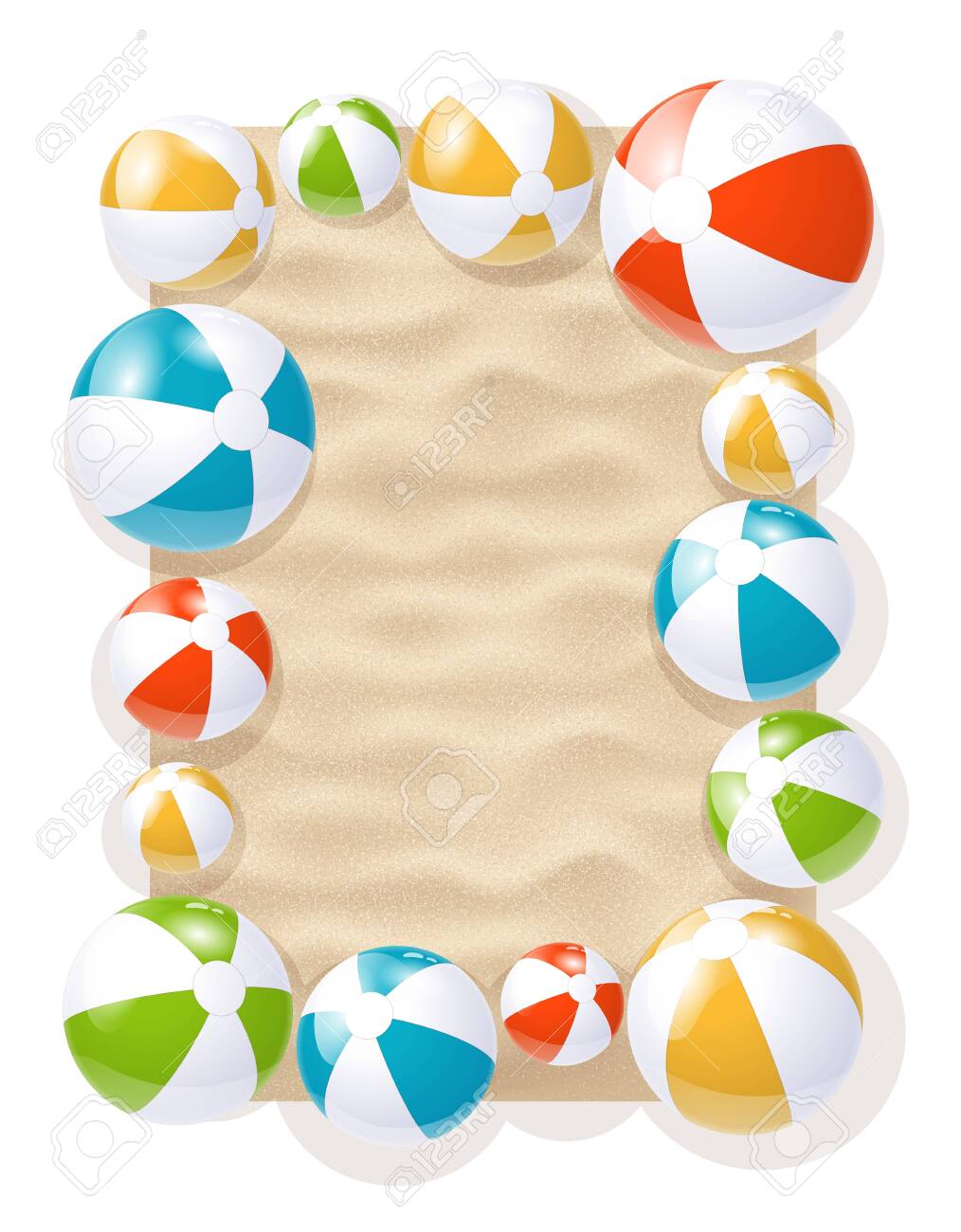 3d inflatable beach ball