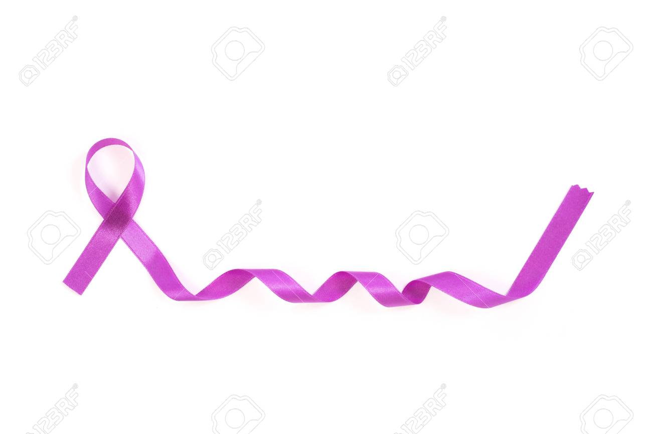 awareness purple ribbons of