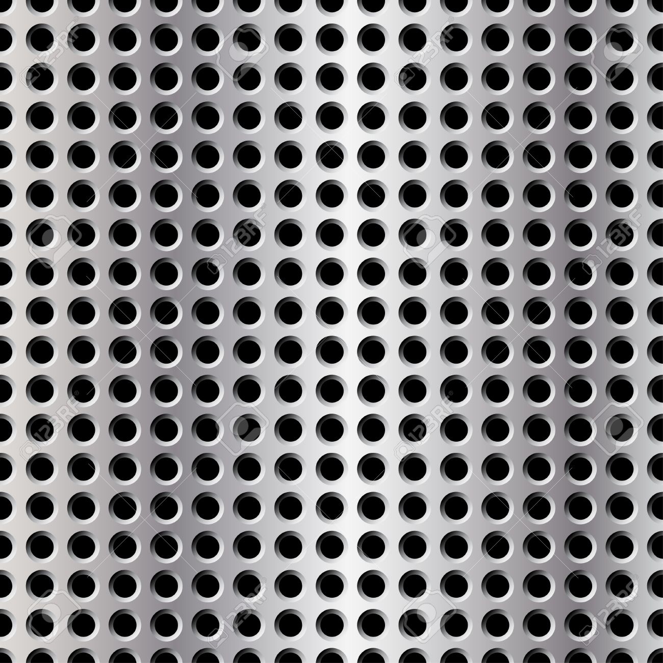 Seamless Vector Illustration Of Perforated Metal Plate Stock Photo Picture And Royalty Free Image Image