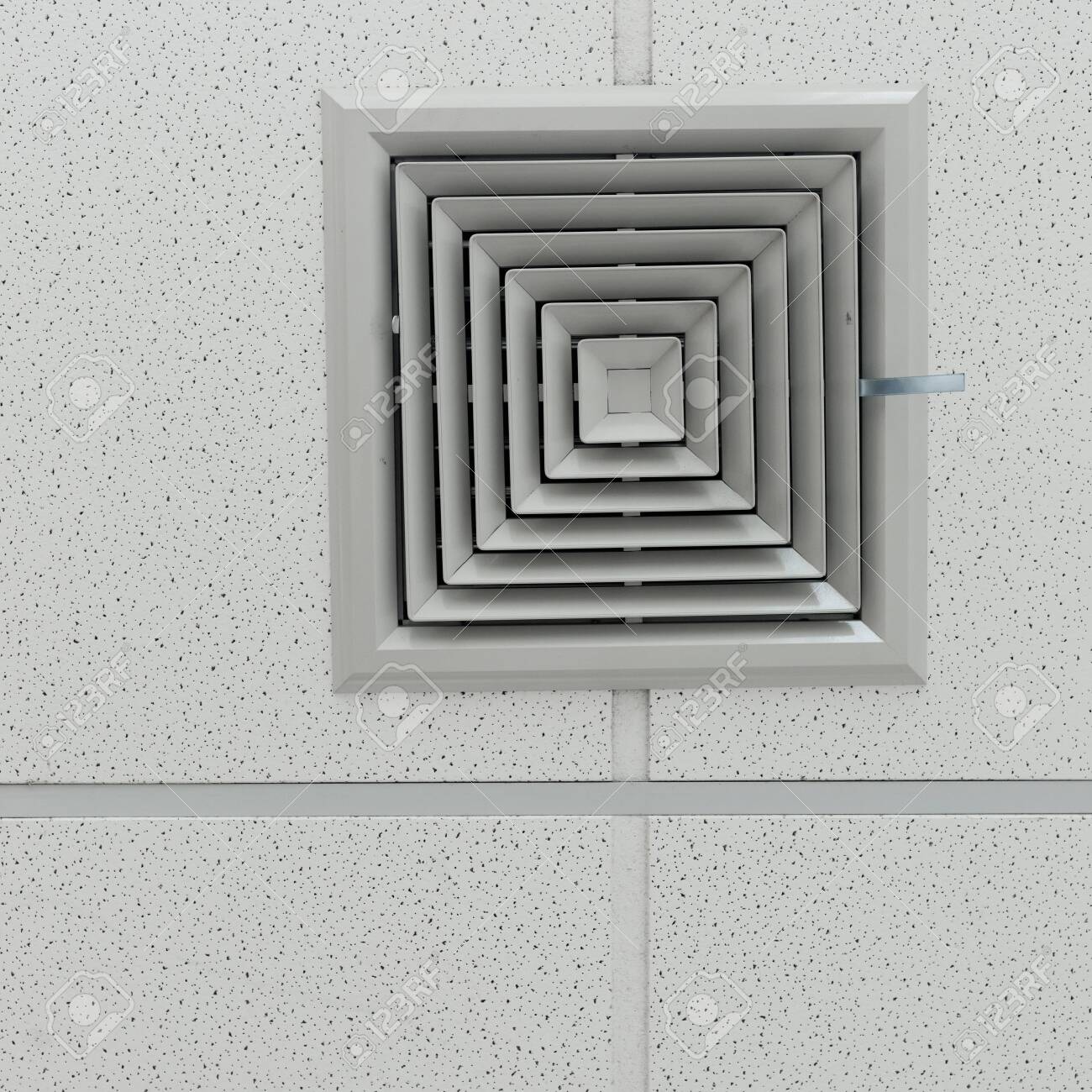 Air Conditioner Ventilation On Office Ceiling