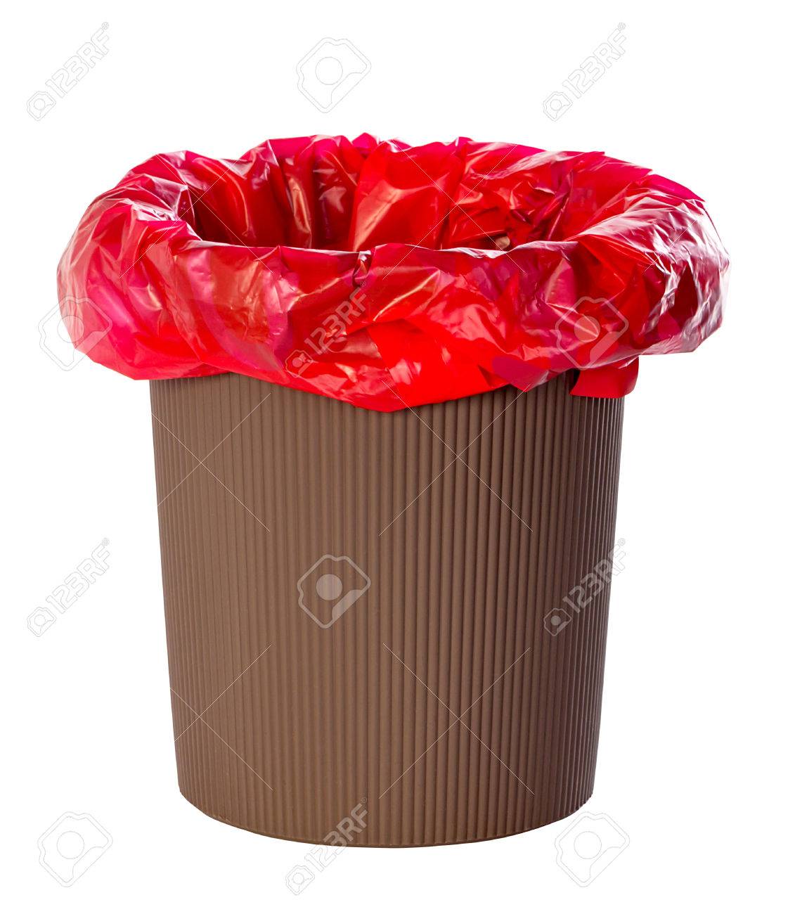 brown paper trash bolsas