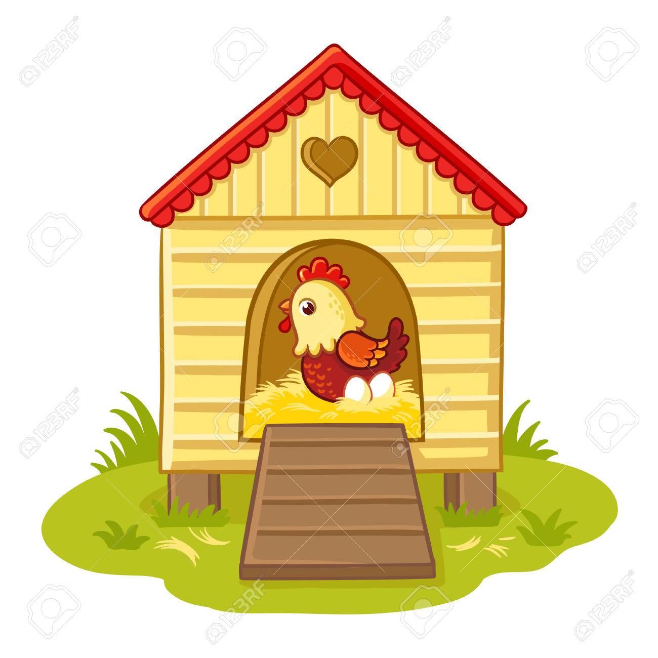 鶏は鶏小屋に常駐し 卵が孵化します ベクトル イラストかわいい鶏の子供のスタイルで のイラスト素材 ベクタ Image 鶏は鶏小屋に常駐し 卵が孵化します ベクトル イラストかわいい鶏の子供のスタイルで のイラスト素材 ベクタ Image