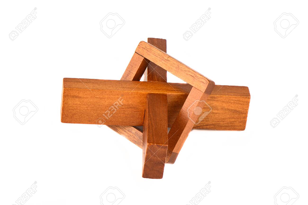wooden cross puzzle
