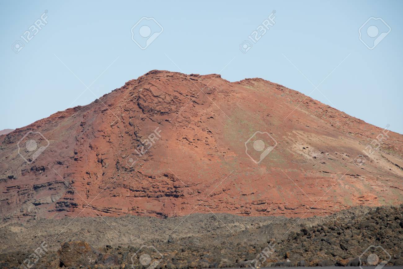 Volcanic, but green landscape on Lanzarote. - 81930333 Volcanic, but green landscape on Lanzarote. - 81930333