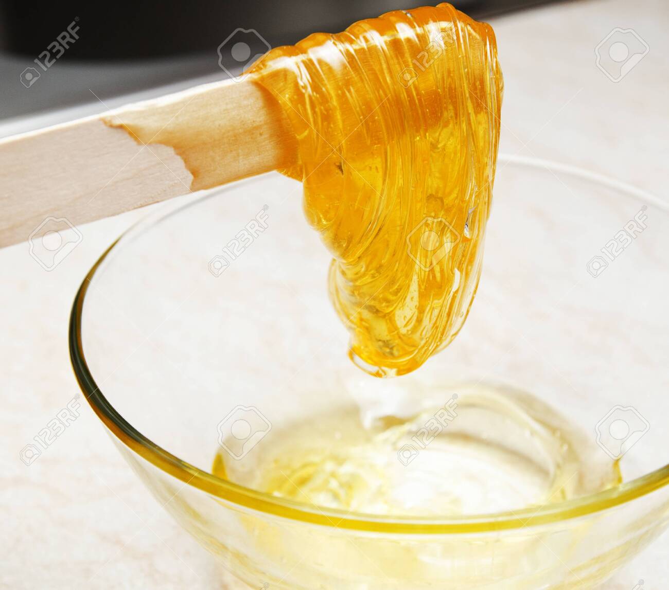 Hot Wax Waxing For Hair Removal Depilation Epilation Procedure