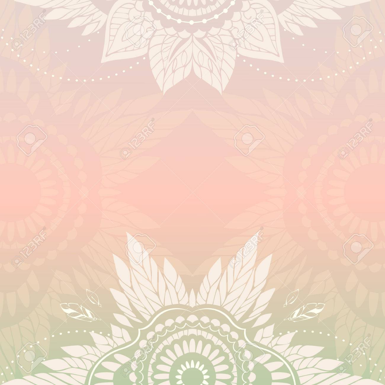 romantic vector templates in boho style can be used as invitations