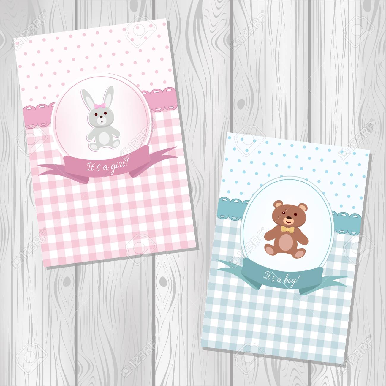 Bebe Y Baby Shower Nino O Tarjetas De Llegada Con Osito De Peluche Y Bebe Y Baby Shower Nino O Tarjetas De Llegada Con Osito De Peluche Y