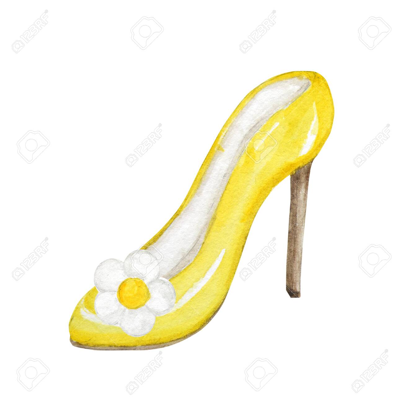 yellow womens shoes heels