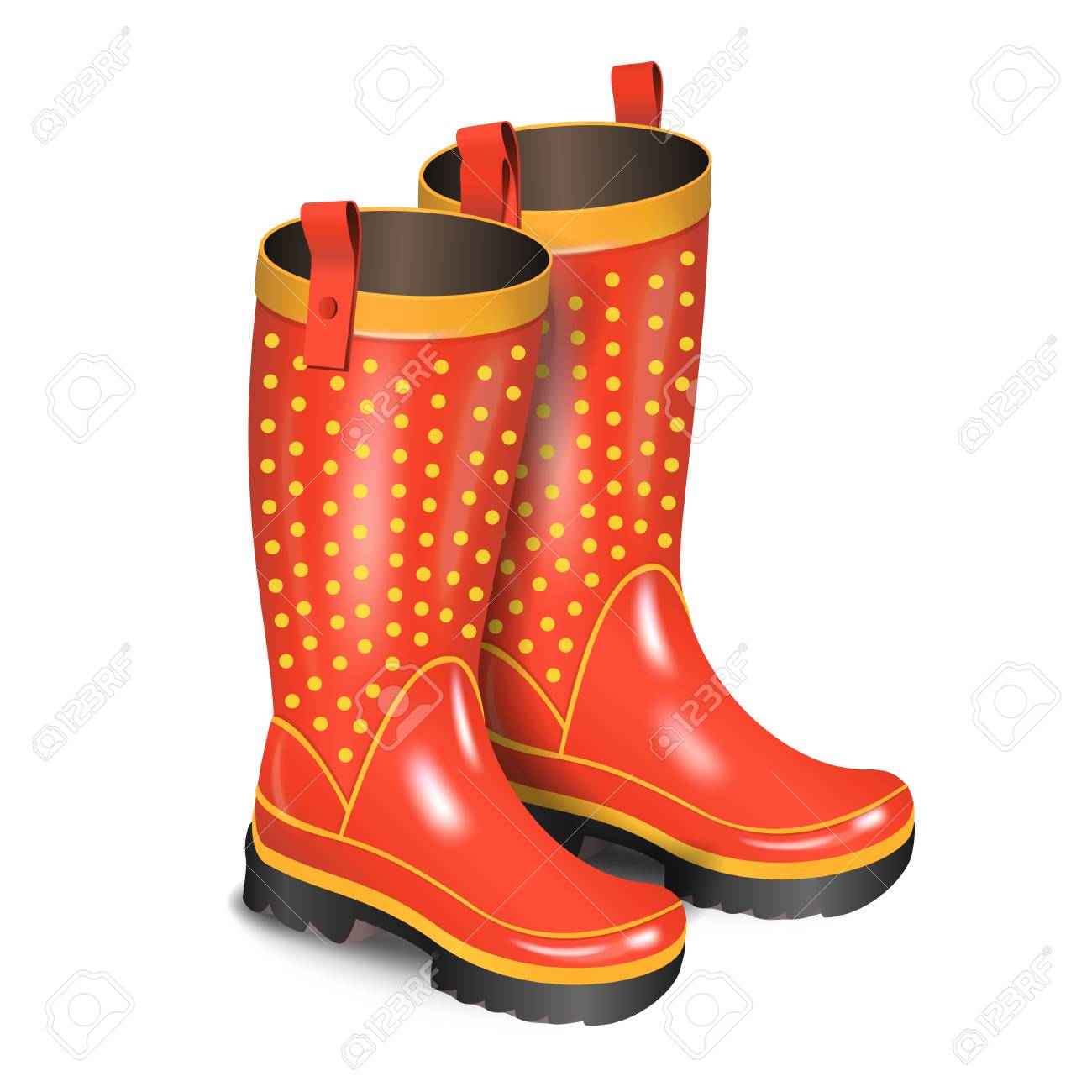 botas rojas