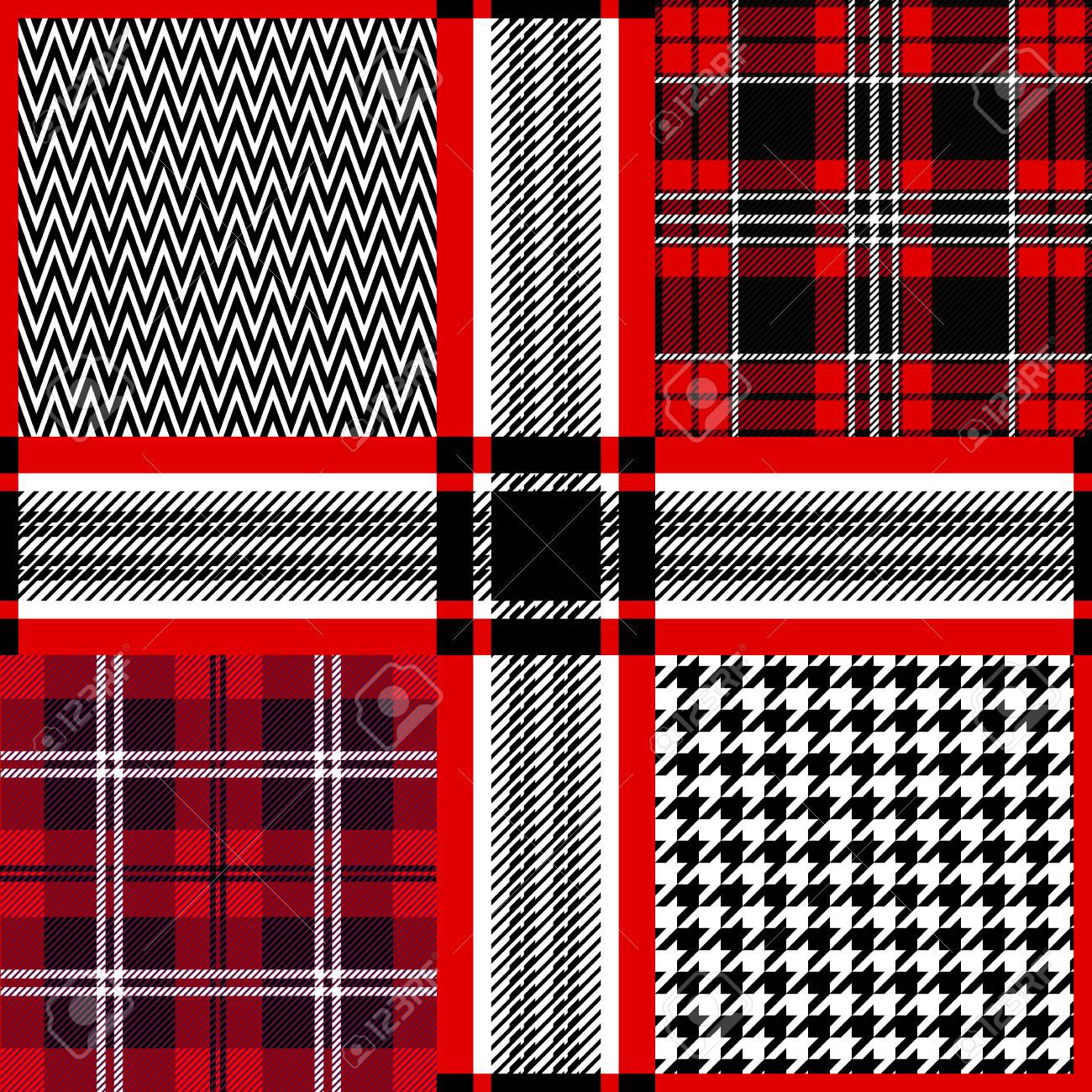 レトロなテキスタイル デザインのコレクションです T シャツ コート ナプキンのパターン のイラスト素材 ベクタ Image 69024759