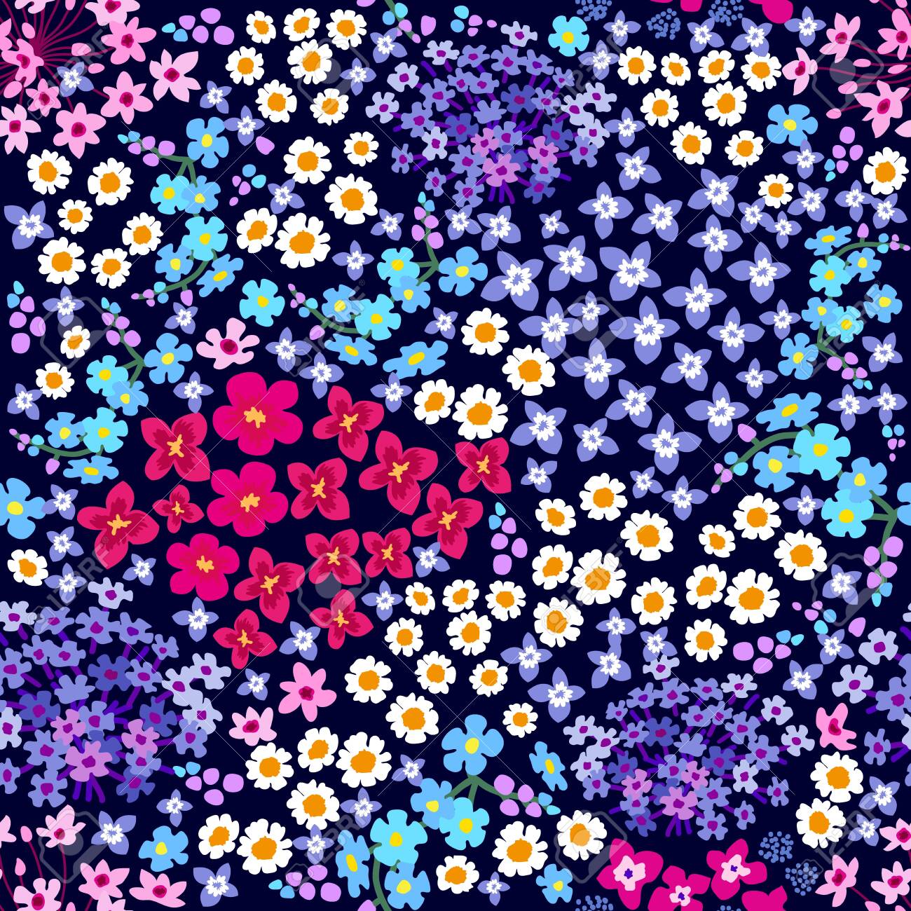 miniature print fabric