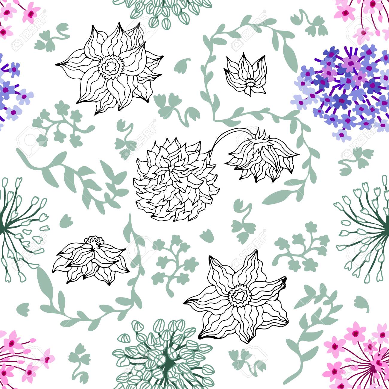 miniature print fabric