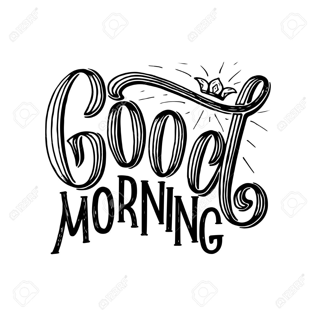Hand Lettering Quote With Sketches For Coffee Shop Or Cafe Hand Royalty Free Cliparts Vectors And Stock Illustration Image 92226266