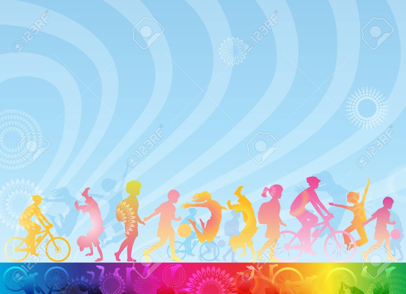 Plantilla Para Banner Portada De Libro Folleto Para Ninos Estilo De Vida Saludable Pagina A3 Fotos Retratos Imagenes Y Fotografia De Archivo Libres De Derecho Image 82166261