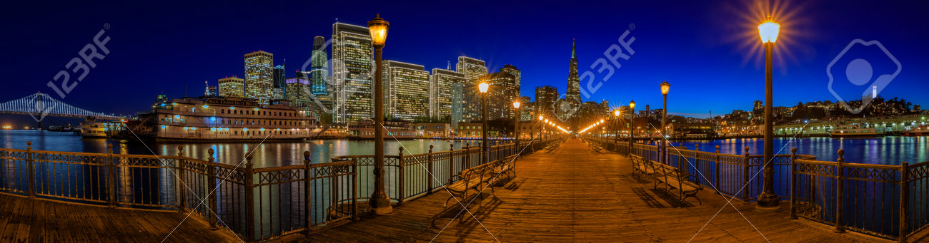 san francisco usa november 27 2017 panoramic view of the