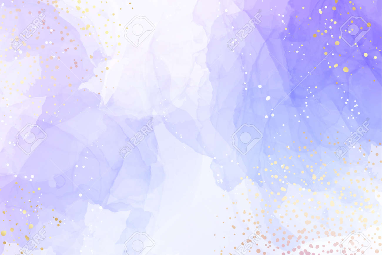 ドラムランプシェード バイオレット ラベンダー 液体 水彩画 大理石 ゴールデンライン パステルパープル フロアランプシェード テー 金色 の染みブラシドットで抽象的な豪華なラベンダーの液体水彩画の背景。パステルバイオレットマーブルアルコールインク描画効果。招待状 ..., image size:1300x867