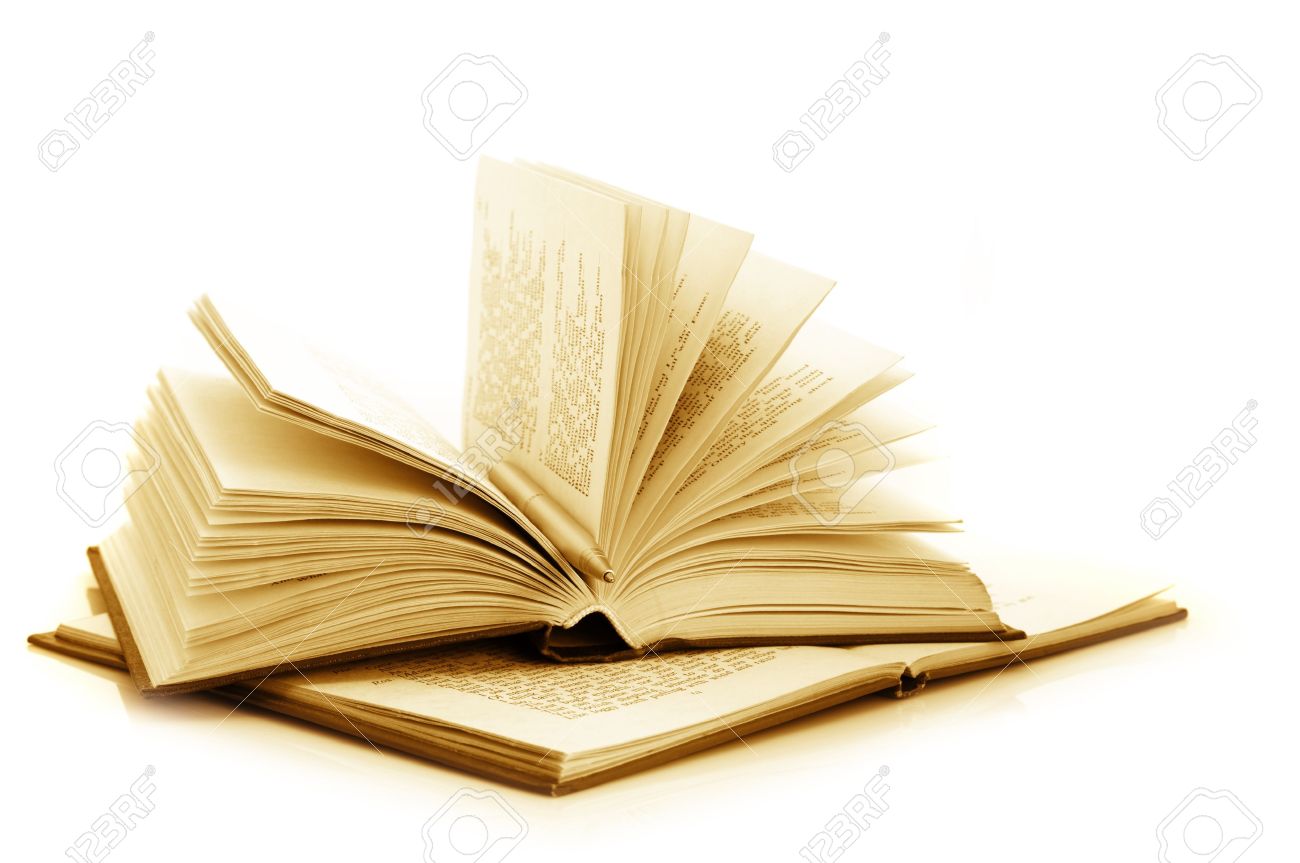 two opened books with